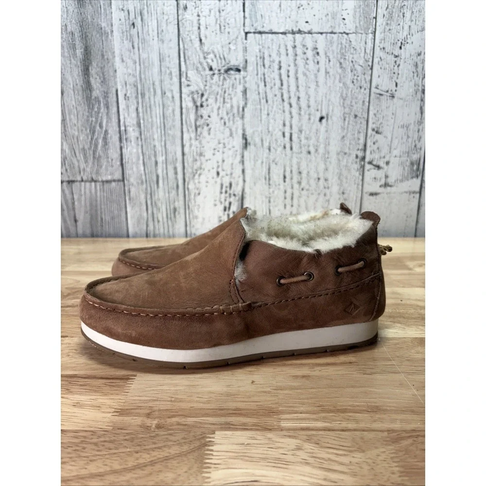 Sperry Women's Moc Sider Base Core Tan size 7
